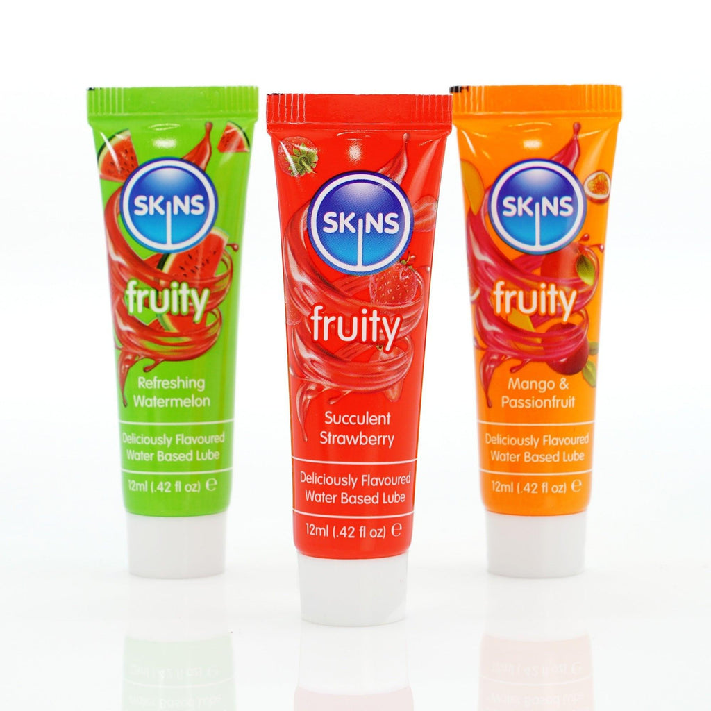 Skins Fruity Tubes Lubricant 3 Pack 12ml